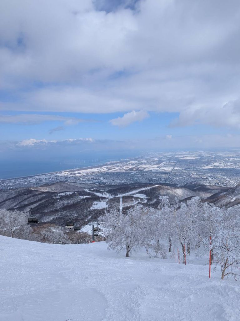 札幌国際スキー場の雪景色